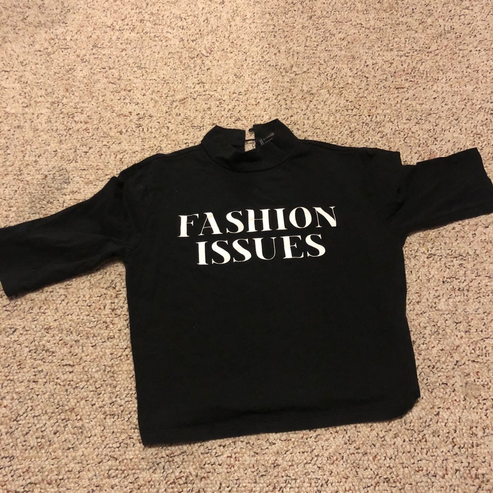 Graphic Cropped topped Shirt